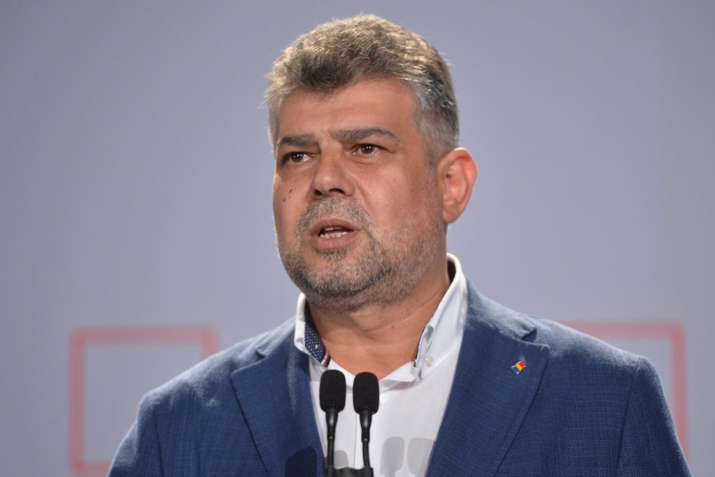 marcel ciolacu incruntat intr-o declaratie de presa.