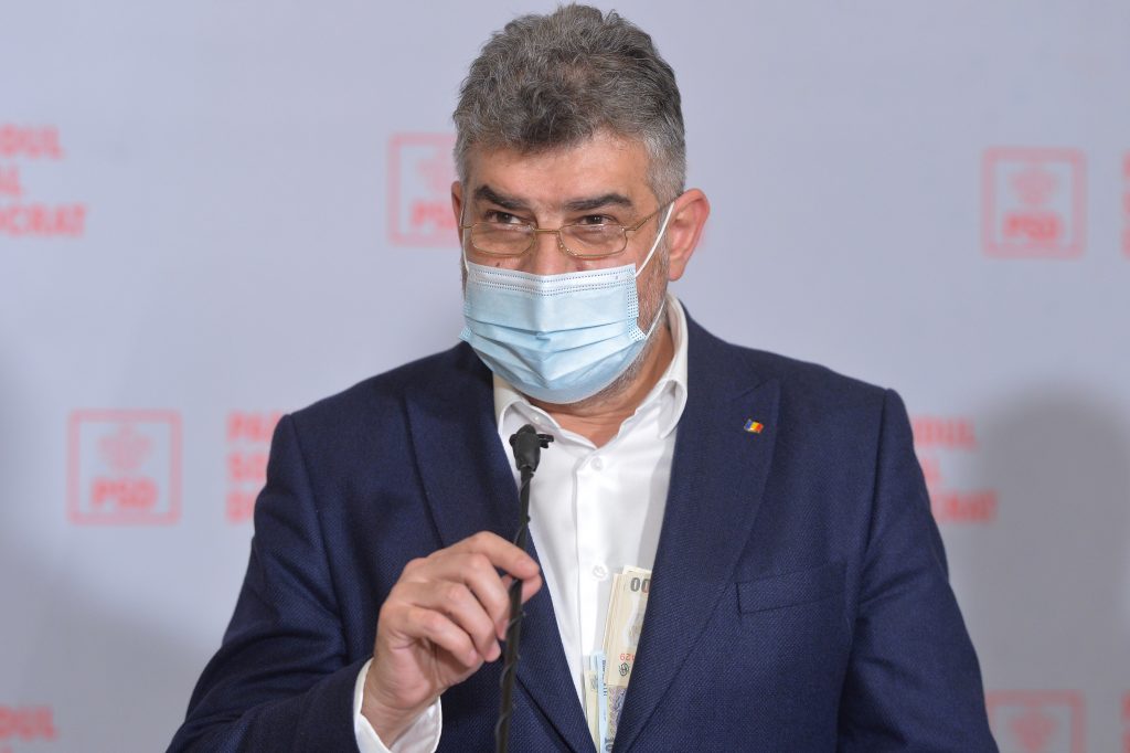 marcel ciolacu in conferinta de presa la psd