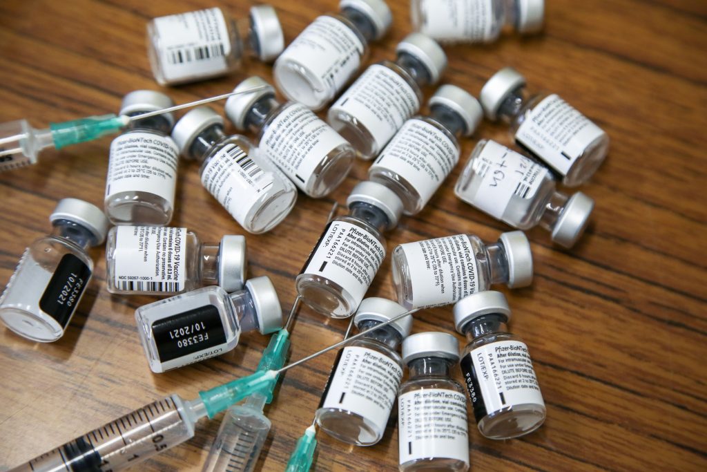 Doze de vaccin Pfizer.