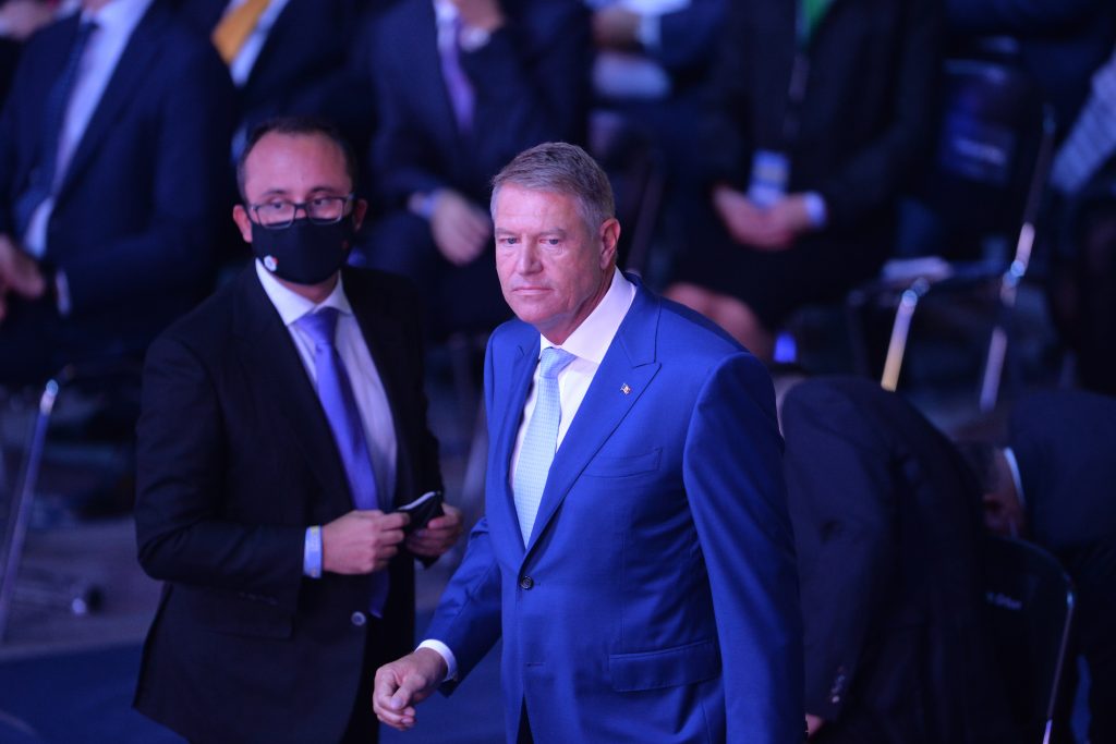 Klaus Iohannis la congresul PNL.