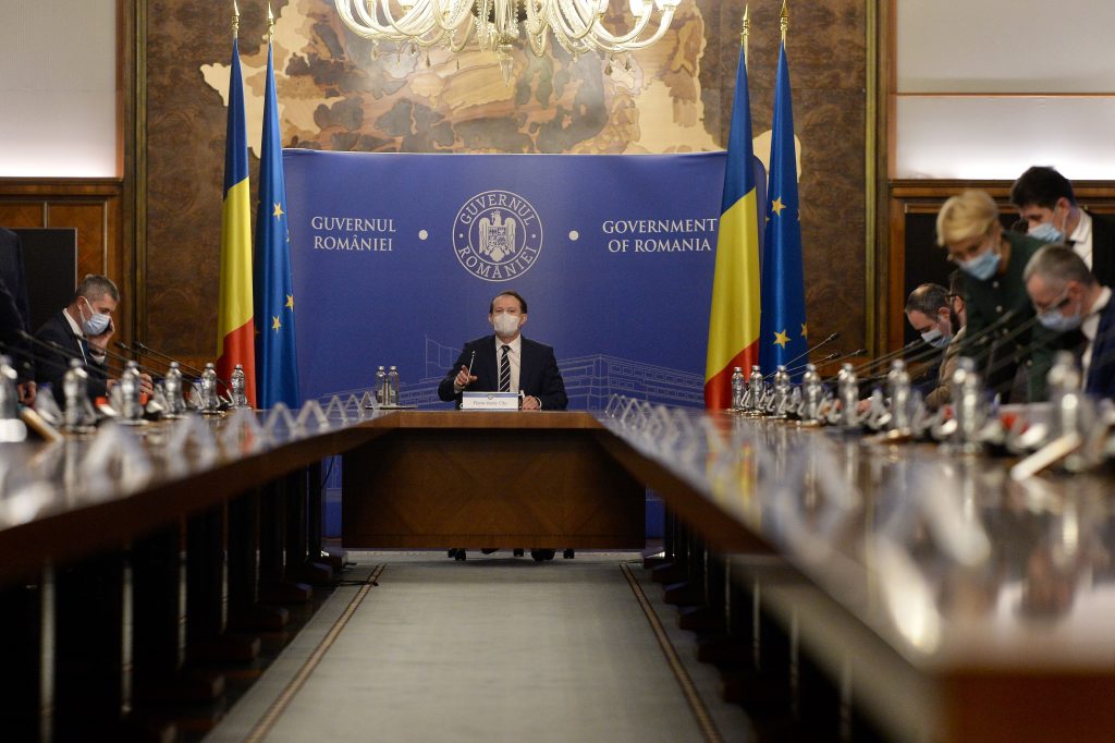Premierul Florin Citu participa la sedinta de Guvern desfasurata la Palatul Victoria, luni, 22 februarie 2021. EDUARD VINATORU / MEDIAFAX FOTO