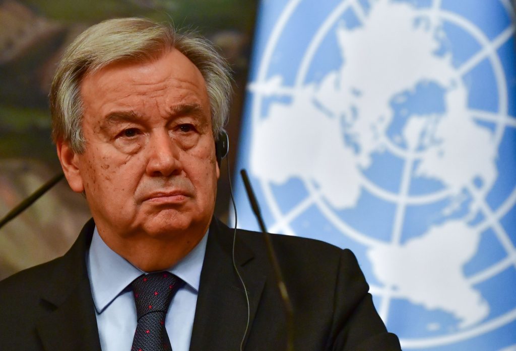 Antonio Guterres, secretarul general ONU.