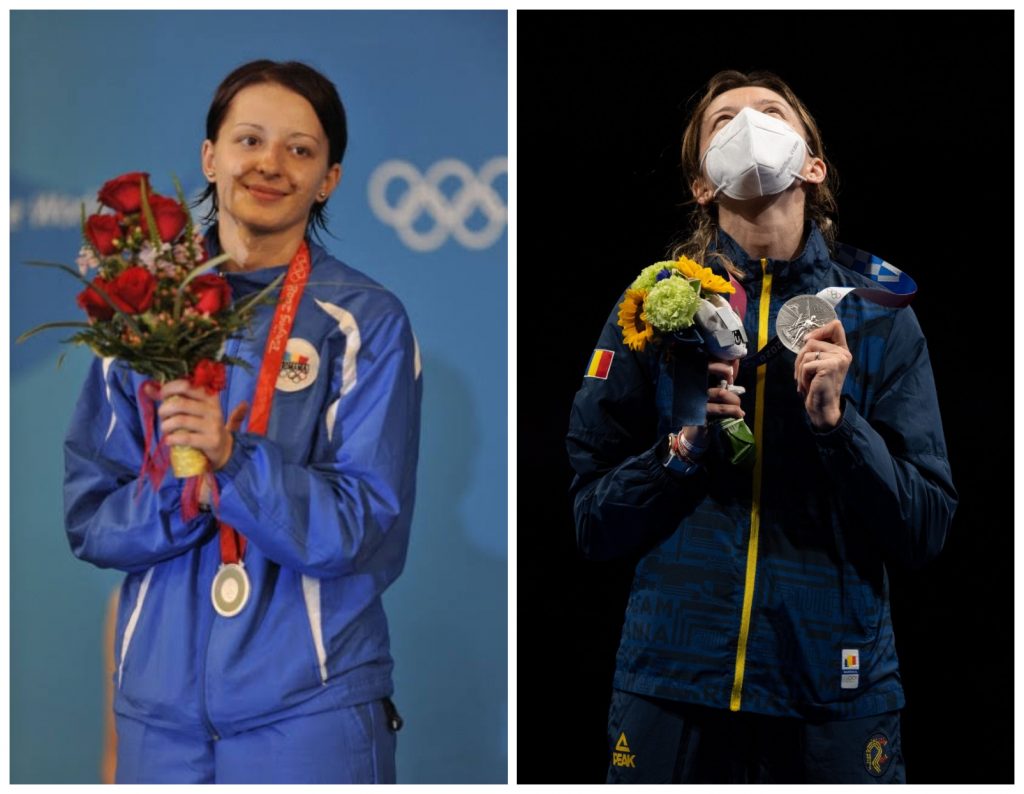 Ana-Maria Branza cu medalia de argint la JO 2020.