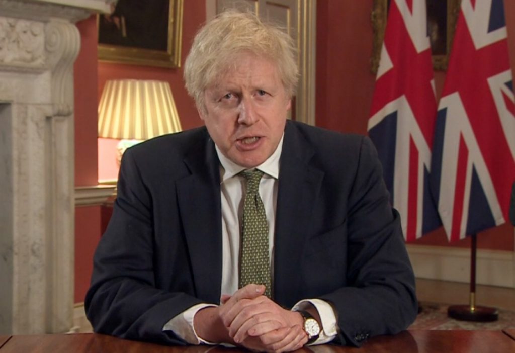 Boris Johnson impune al treilea lockdown național în Marea Britanie
