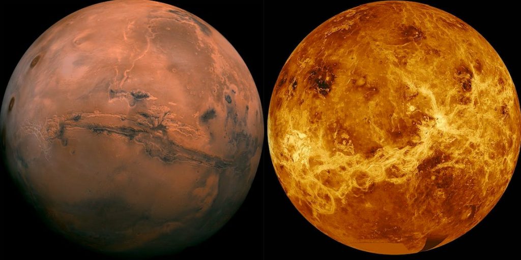 MARTE ȘI SATURN