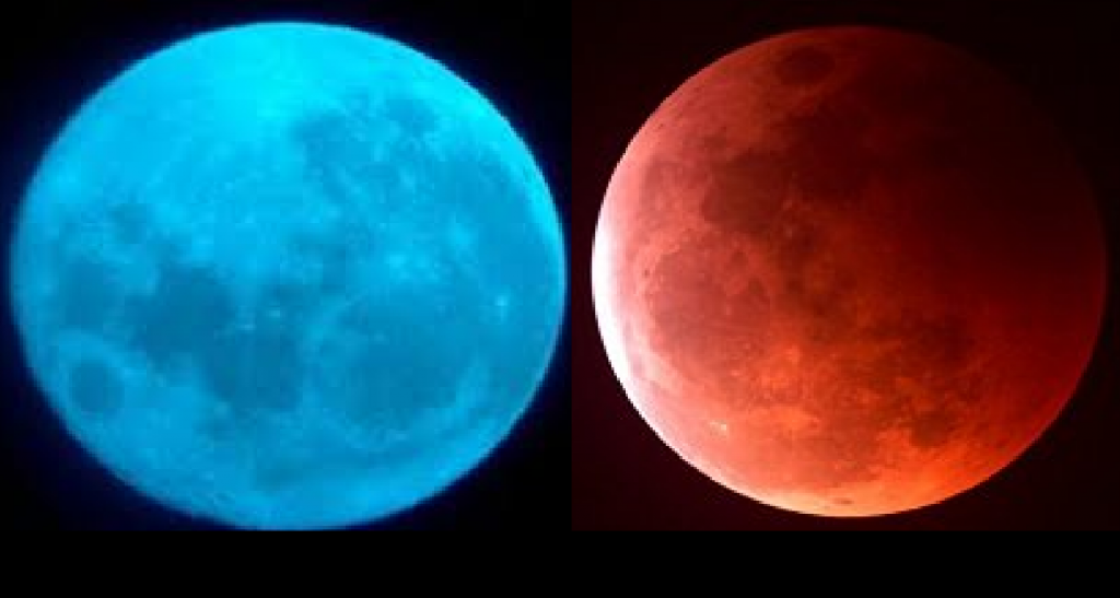 Luna albastră/ Luna sângerie
