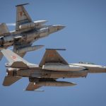 Forţele aeriene belgiene au testat capacitatea avioanelor F-16 de a intercepta drone cu rachete Thales FZ275 de 70 de mm