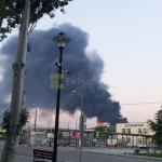 Incendii și explozii raportate în zona Strâmtorii Kerci în urma unor atacuri asupra infrastructurii energetice